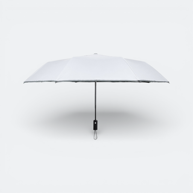 GIH4103 21.5'_inch_Tri_Fod_Auto_Umbrella_White GIH6203 Tri Fold Auto Umbrella 21.5''