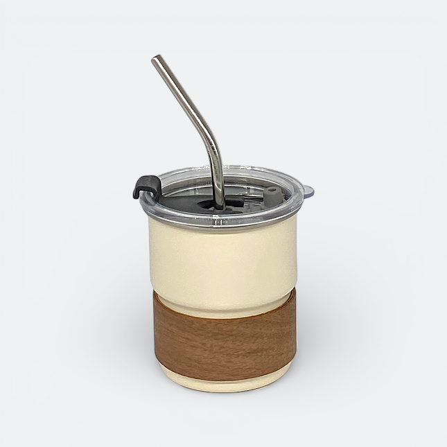 GMG2132_DeskSip_ Straw_Cup_Beige GMG2132 DeskSip Straw Cup (300ml)