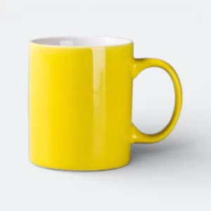 GMG2141_SolidTone_Ceramic_Mug_Yellow GMG2141 SolidTone Ceramic Mug (400ml)