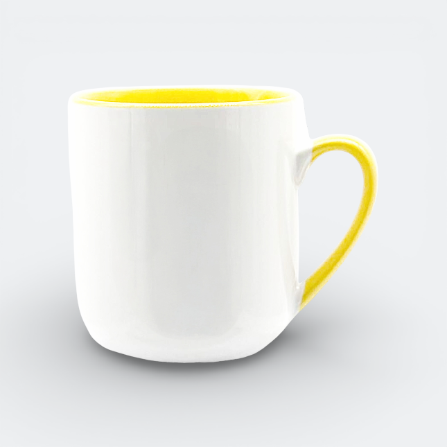 GMG2142_AccentTone_Ceramic_ Mug_Yellow GMG2142 AccentTone Ceramic Mug (300ml)