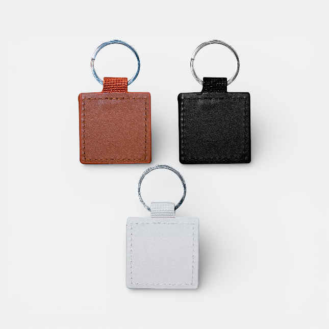 GMG3020 Wink PU Keychain (Square)