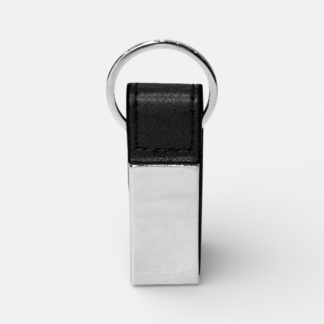 GMG3023_Strip PU_Keychain_Black GMG3023 Strip PU Keychain