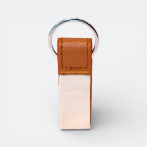 GMG3023_Strip PU_Keychain_Brown GMG3023 Strip PU Keychain