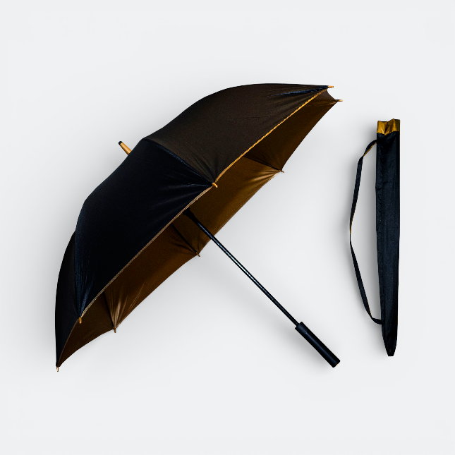 GMG6017 Wubzy Golden Black umbrella 27"