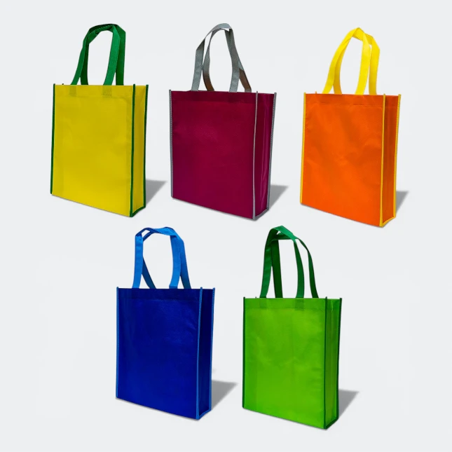 GMG5007_Non_Woven_Bag A4_handle_different_color_all GMG5007 Non Woven Bag A4 (handle different color)