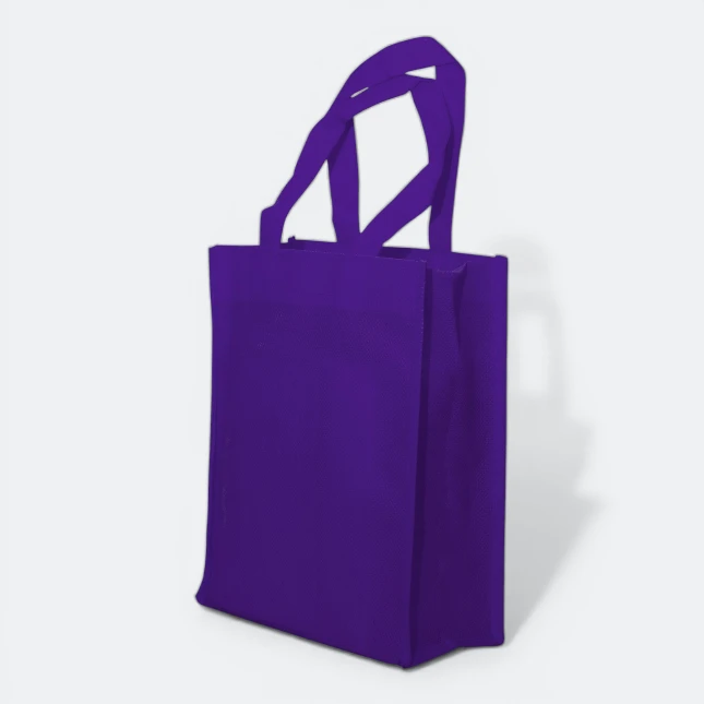 GMG5013_Non_Woven_Bag_A5_1_stitches_Purple GMG5013 Non-Woven Bag A5-1 (stitches)