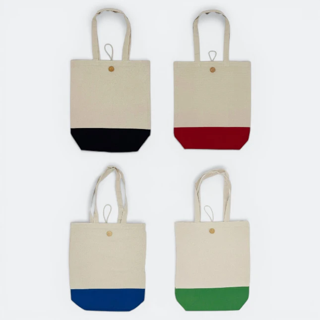 GMG5050 Natural Canvas Bag 2 tone  (8oz)