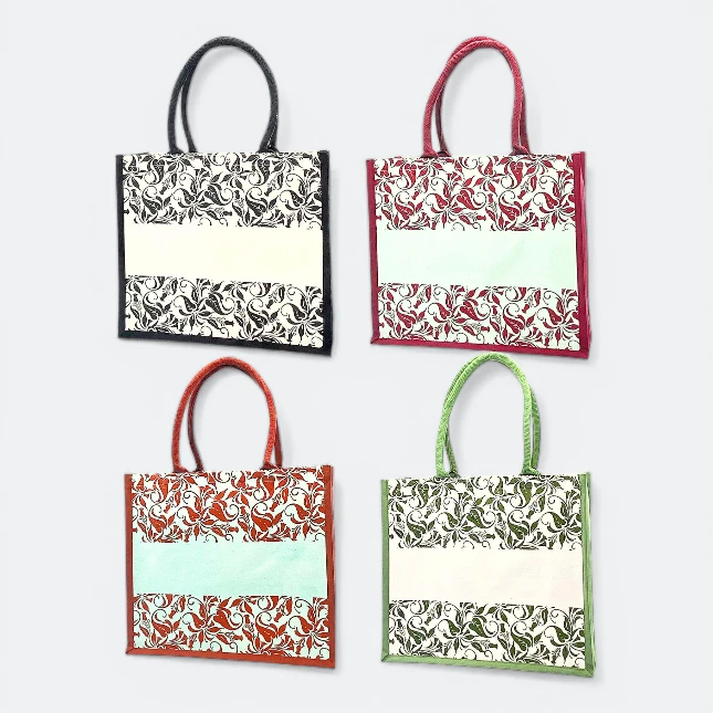 GMG5052_Laminated_Canvas_Bag_2_islamic_All_Colors GMG5052 Laminated Canvas Bag 2 (flower)