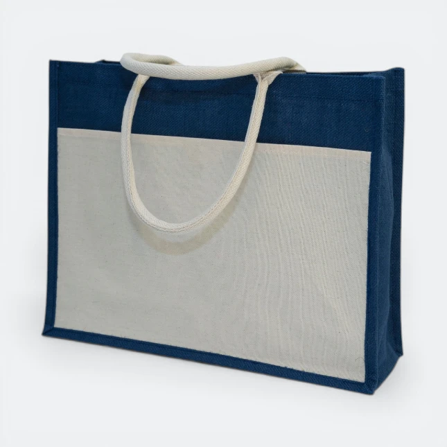 GMG5058_Blackberry_Jute_Bag_Navy_blue GMG5058 Blackberry Jute Bag