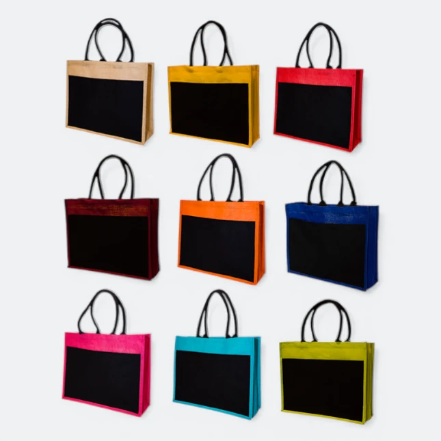 GMG5064_Coloured_Jute_Bag_All_Colors GMG5066 Jute With Black (Horizontal)