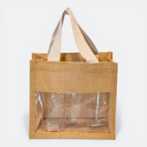 GMG5079 Laminated Jute bag (3 bottles)