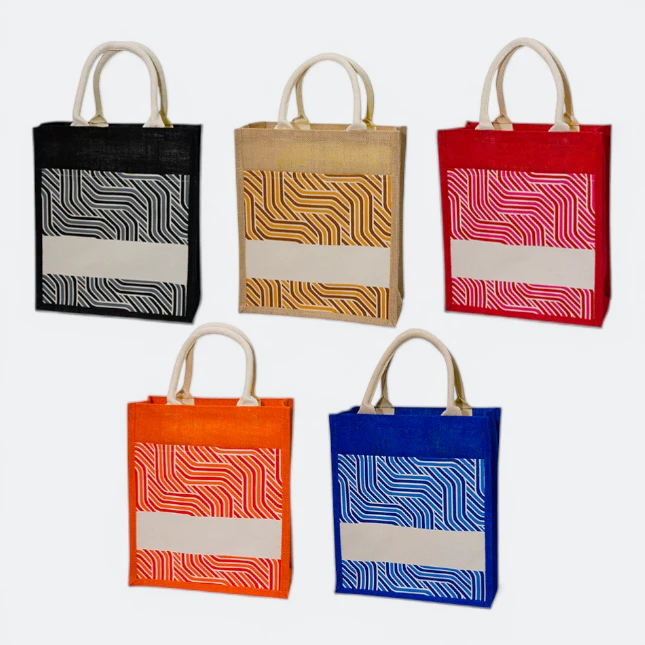 GMG5082 Laminated Jute bag 2 (pattern)
