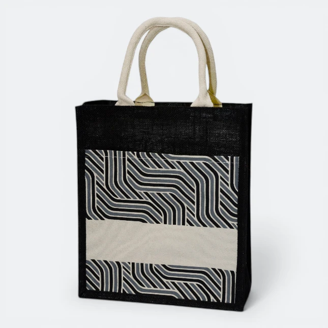 GMG5082 Laminated Jute bag 2 (pattern)