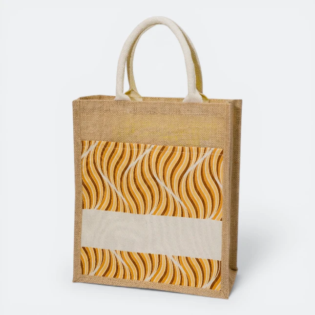 GMG5083_Laminated_Jute_bag_3_pattern_Beige GMG5083 Laminated Jute bag 3 (pattern)