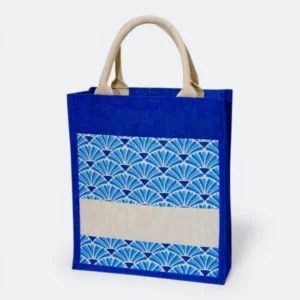 GMG5084_Laminated_Jute_bag_4_pattern_Royal_Blue GMG5084 Laminated Jute bag 4 (pattern)