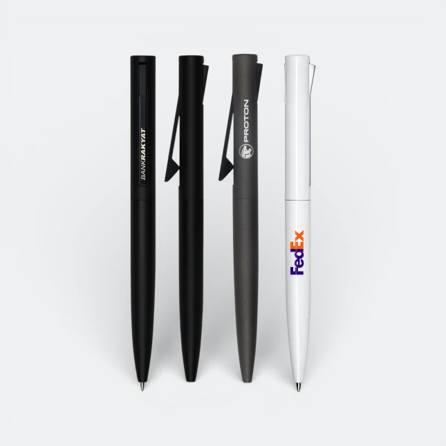 GIH1033_Click_Metla_Ball_Pen_Logo GIH1033 Click Metal Ball Pen