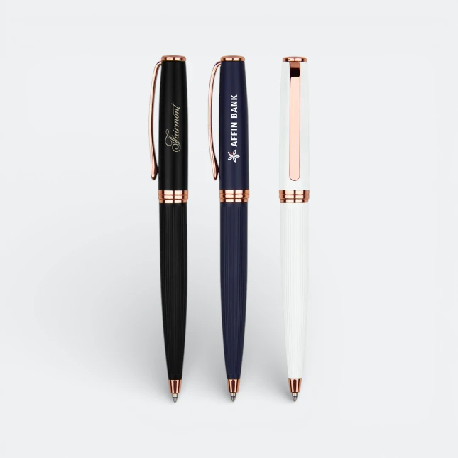 GIH1042 Stellar Rose Metal Pen (black gel ink)