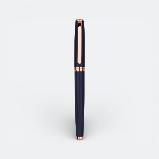 GIH1043 Stellar Rose Metal Roller Pen (black gel ink)