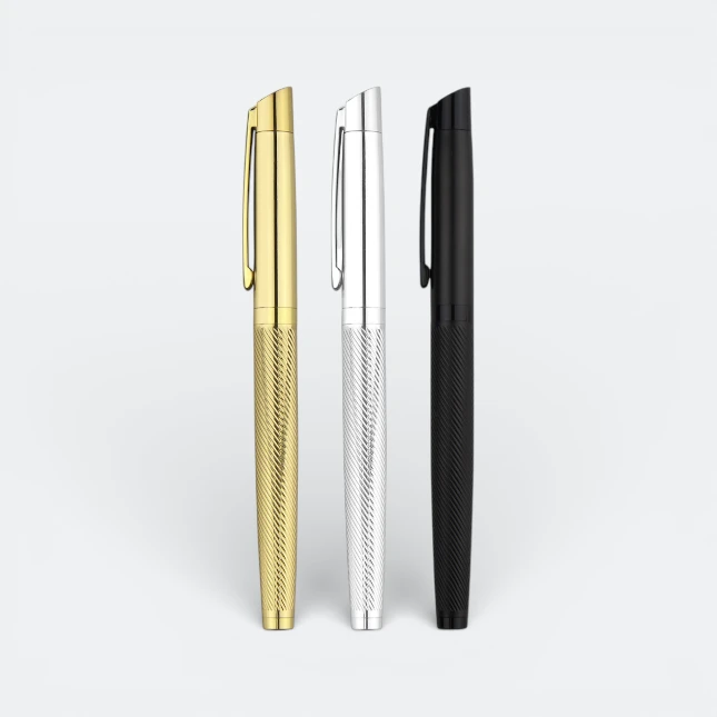 GIH1052 Legacy Metal Roller Pen (black gel ink)