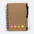 GMG3203_Kavro_Eco_Notepad_with_Pen_sticky_Khaki GMG3203 Kavro Eco Notepad with Pen (sticky)