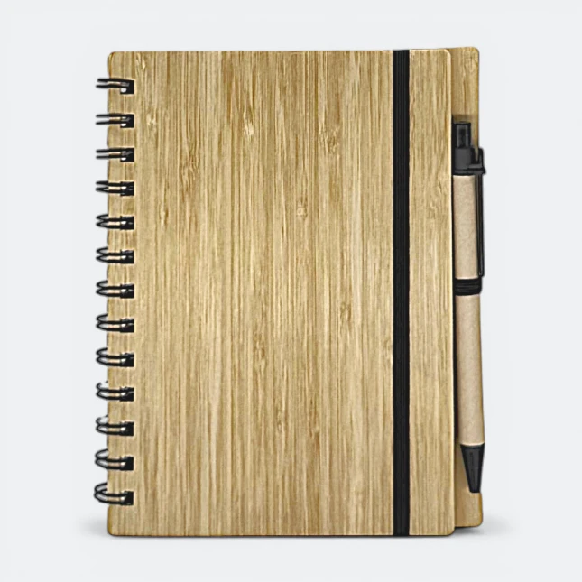 GMG3221_Bammboo_Notepad_with_Pen_4_Black GMG3221 Bammboo Notepad with Pen 4