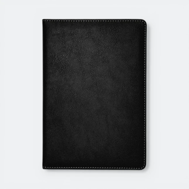 GMG3238_Kelvo_PU_Notebook_A5_Black GMG3238 Kelvo PU Notebook (A5)