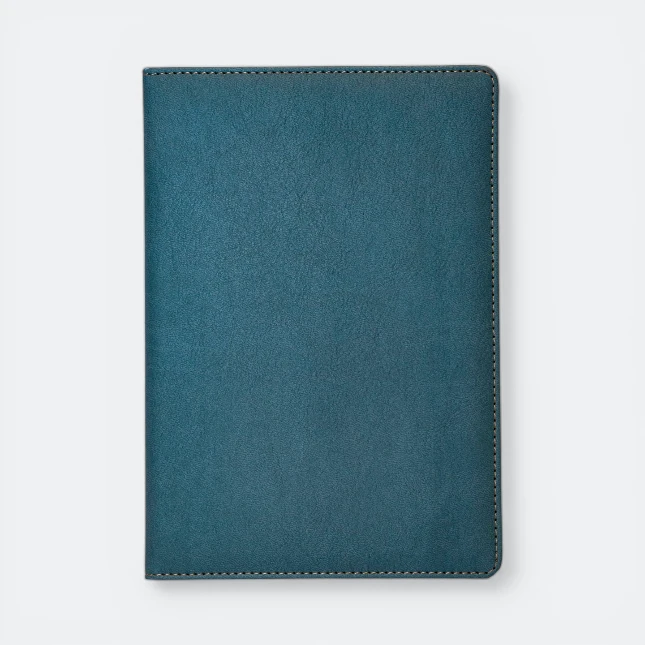 GMG3238_Kelvo_PU_Notebook_A5_Turquoise GMG3238 Kelvo PU Notebook (A5)
