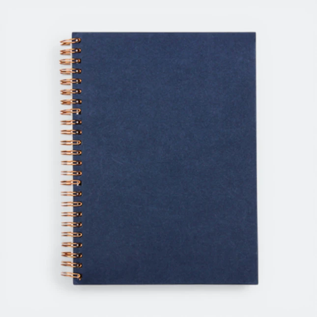GMG3407_Classic_Wire-O_Notebook_Blue GIH3407 Classic Wire-O Notebook