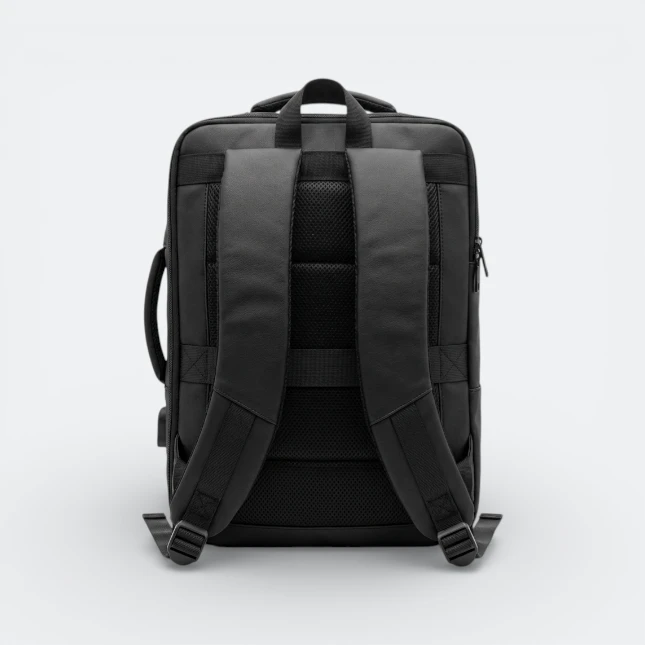 GMG4217_Omnis_Backpack_waterproof_Black_BackView GMG4227 Omnis Backpack (waterproof)