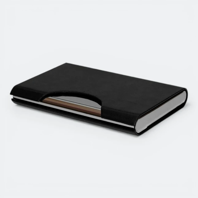 GMG6507_Brio_PU_Name_Card_Holder_Black_Side GMG6507 Brio PU Name Card Holder