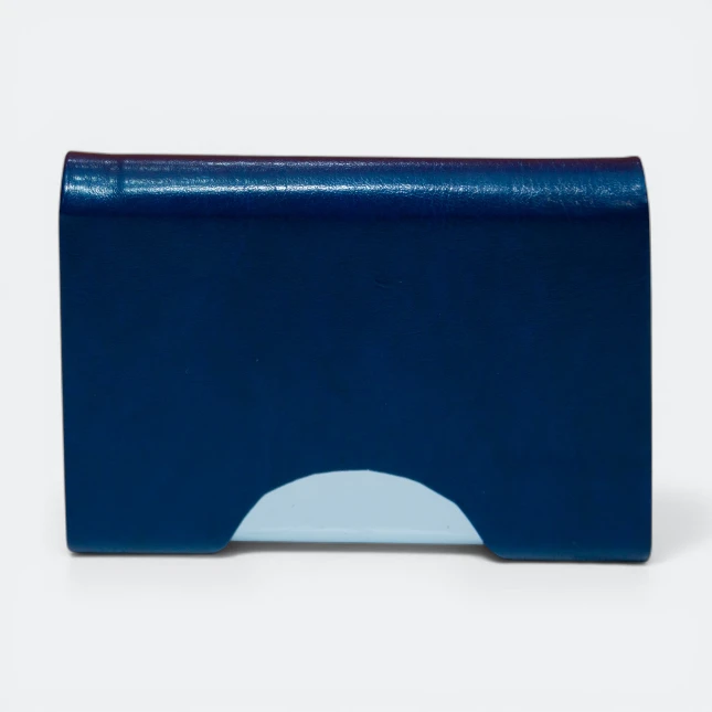 GMG6507_Brio_PU_Name_Card_Holder_Navy_Front GMG6507 Brio PU Name Card Holder