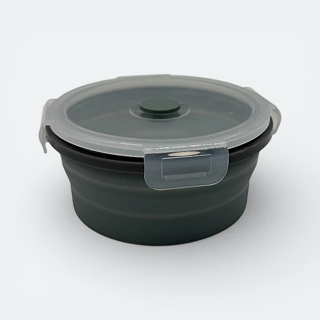 GMG7034_Viro_Silicone_Foldable_Lunch_Box_Black GMG7034 Viro Silicone Foldable Lunch Box