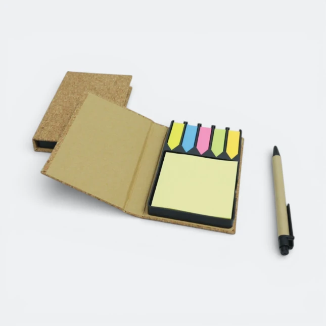 GSTK006C_Cork_Sticky_Memo_Open STK006C Cork Sticky Memo