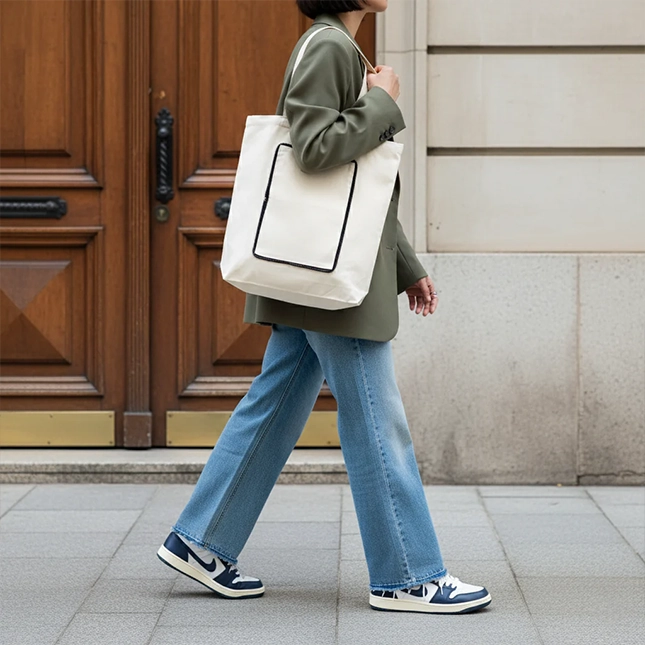 GVG1815 Foldable Cotton Canvas Tote Bag (8oz)