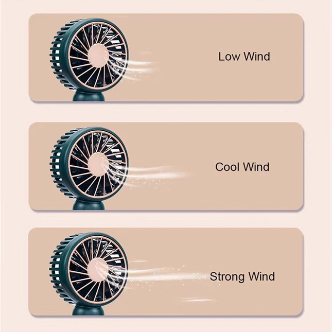 GVG3712 Handheld Fan With Carabiner