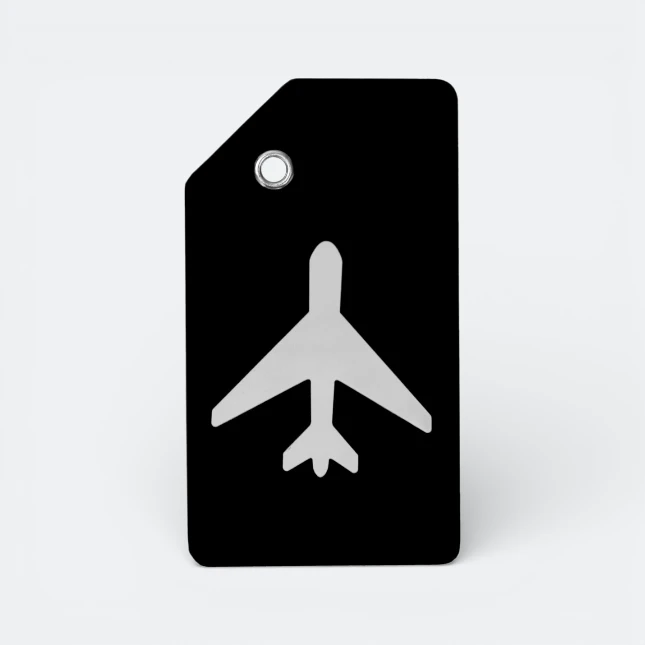 ID1702_Black GMG7703 Flex Luggage Tag