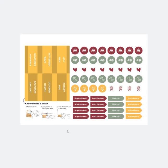 CAL_028_TEAMWORK_II_Calendar_2026_Tab_Sticker Cal028 teamwork ii calendar 2027
