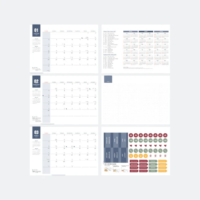Cal029 pioneer calendar 2027