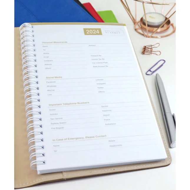 Dma100 vippo diary ( wire-o )
