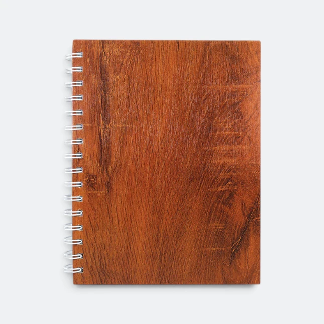 Dma131 woodgrain diary ( wire-o )
