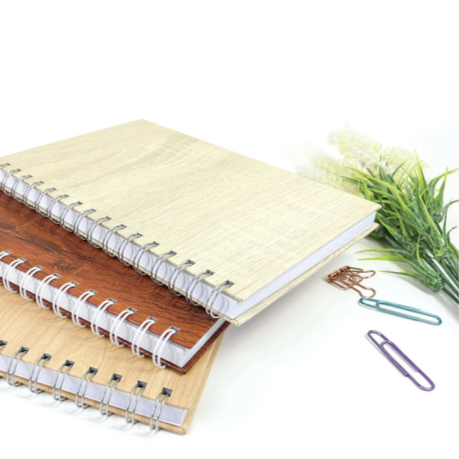 Dma131 woodgrain diary ( wire-o )