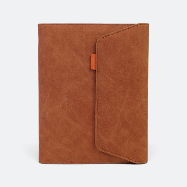DMA_159_Lazuli_Tri_fold_Organizer_Brown Dma159 lazuli planner ( 6-ring / wire-o / combo )