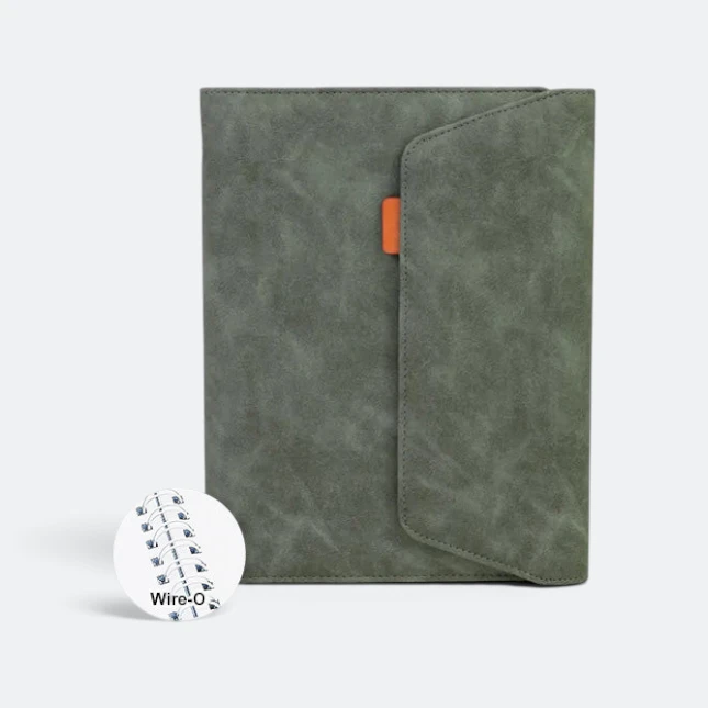 DMA_159_Lazuli_Tri_fold_Organizer_Exclusive_Grey_wire_o_Wire_O Dma159 lazuli planner ( 6-ring / wire-o / combo )