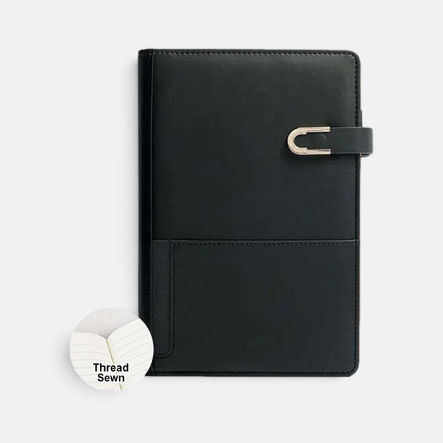 DMA_195_Galaxy_Diary_with_Phone_Pocket_Planner_Black_Sewn_Book Dma195 galaxy planner ( 6-ring / wire-o / combo )