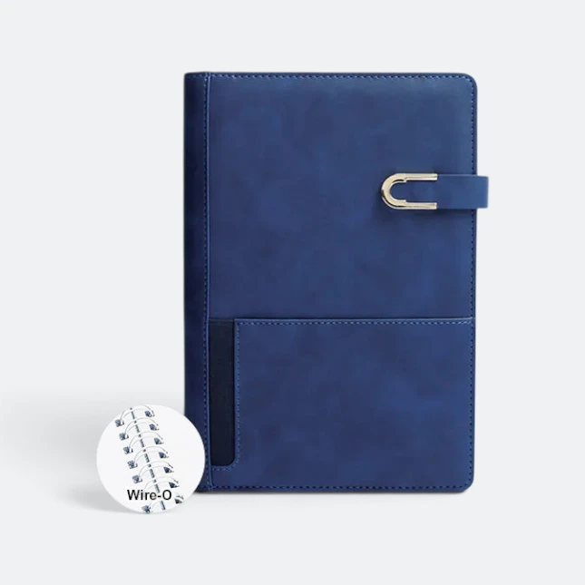 DMA_195_Galaxy_Diary_with_Phone_Pocket_Planner_Blue_Wire_O Dma195 galaxy planner ( 6-ring / wire-o / combo )