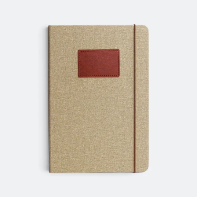 DMA_205_Strauss_Leather_Patch_Notebook_beige Dma205 strauss notebook