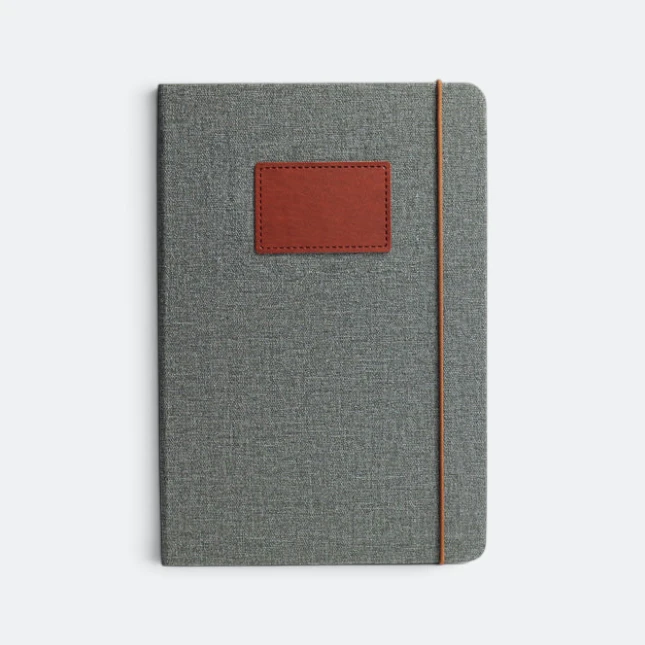 DMA_205_Strauss_Leather_Patch_Notebook_grey Dma205 strauss notebook