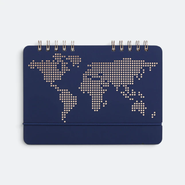DMA_206_Luxeworld_Calendar_Notebook_2027_blue Dma206 luxeworld notebook calendar ( 2in1 )