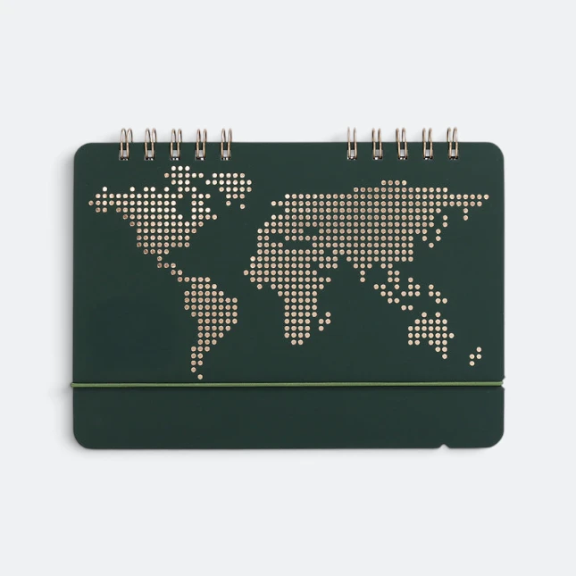 DMA_206_Luxeworld_Calendar_Notebook_2027_green Dma206 luxeworld notebook calendar ( 2in1 )