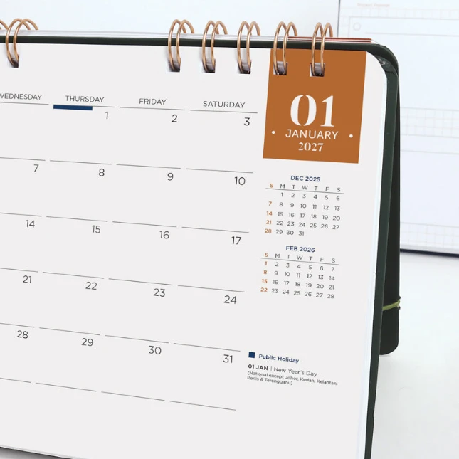 DMA_206_Luxeworld_Calendar_Notebook_2027_monthly Dma206 luxeworld notebook calendar ( 2in1 )